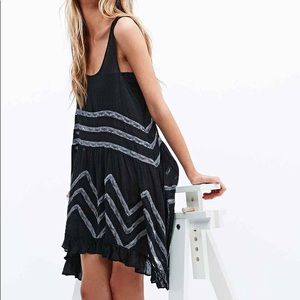 Free People lace trapeze slip